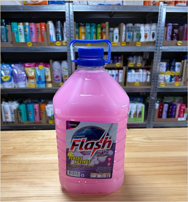 Detergente Matic Premium Flash Rosado