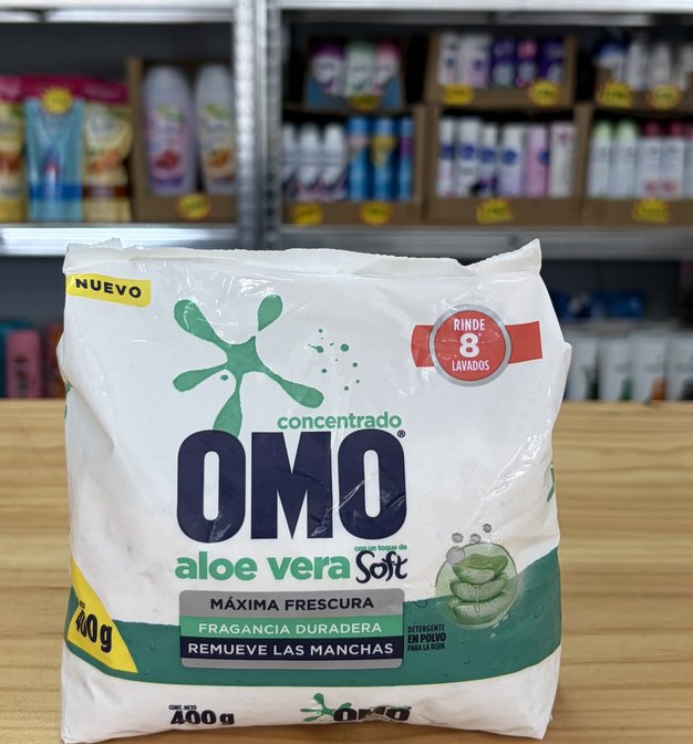Detergente OMO Aloe Vera Soft Concentrado
