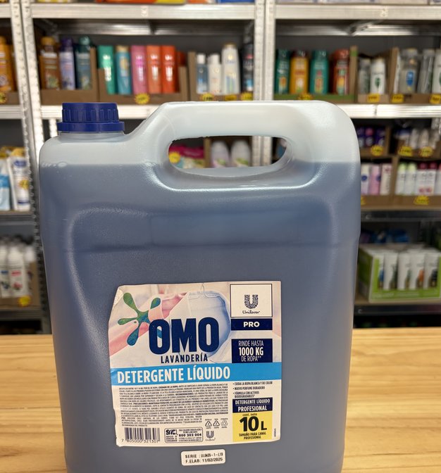 Detergente Líquido OMO Lavandería Profesional
