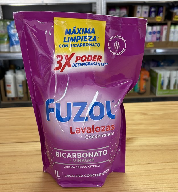 Lavalozas Concentrado Bicarbonato + Vinagre Fuzol