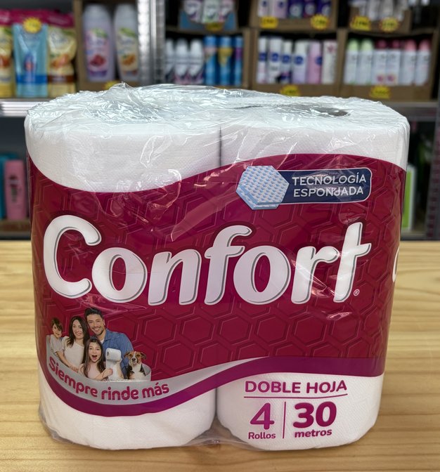Papel Higiénico Confort Doble Hoja
