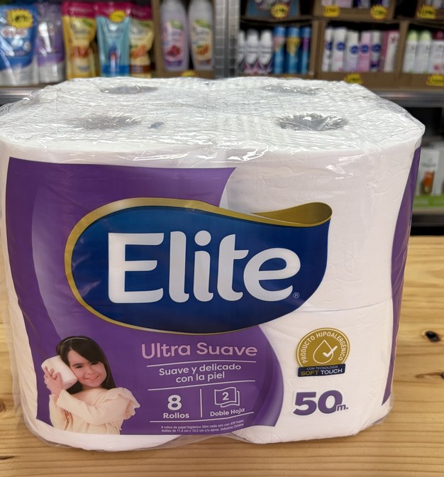 Papel Higiénico Elite Ultra Suave Doble Hoja