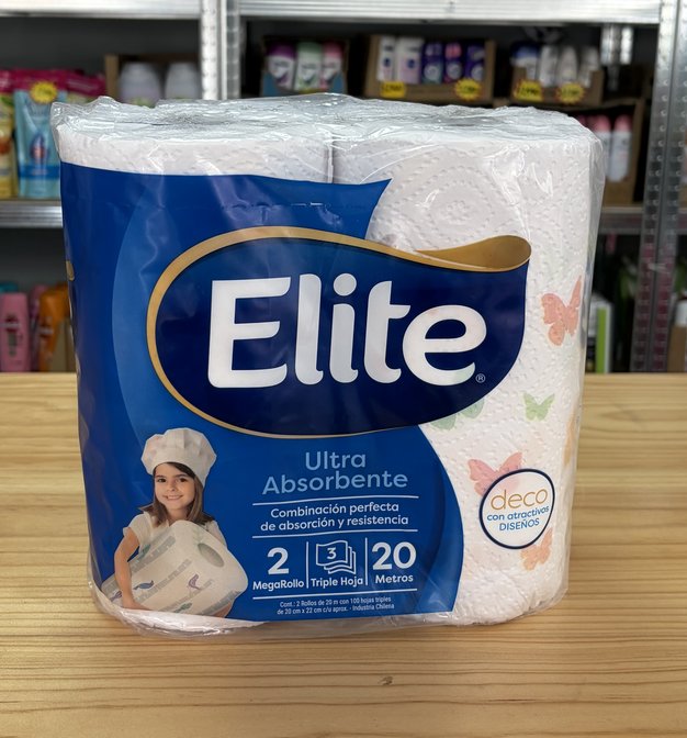 Toallas de Papel Elite Ultra Absorbente Triple Hoja