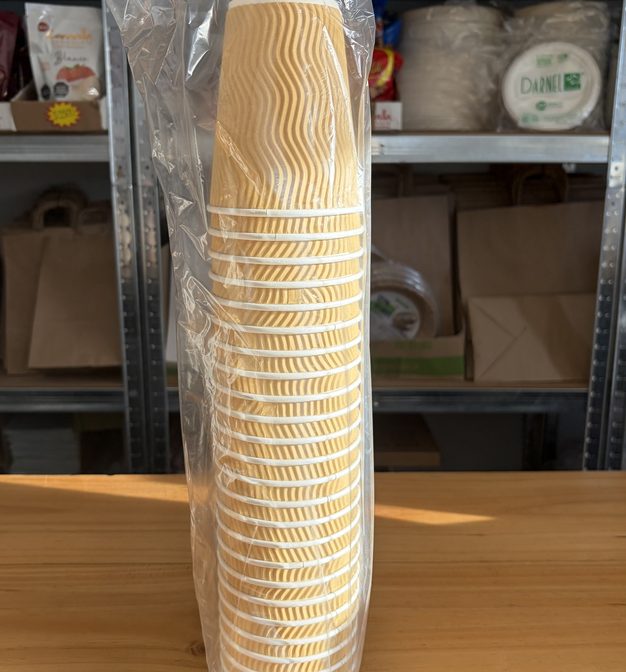 Vaso Corrugado Kraft